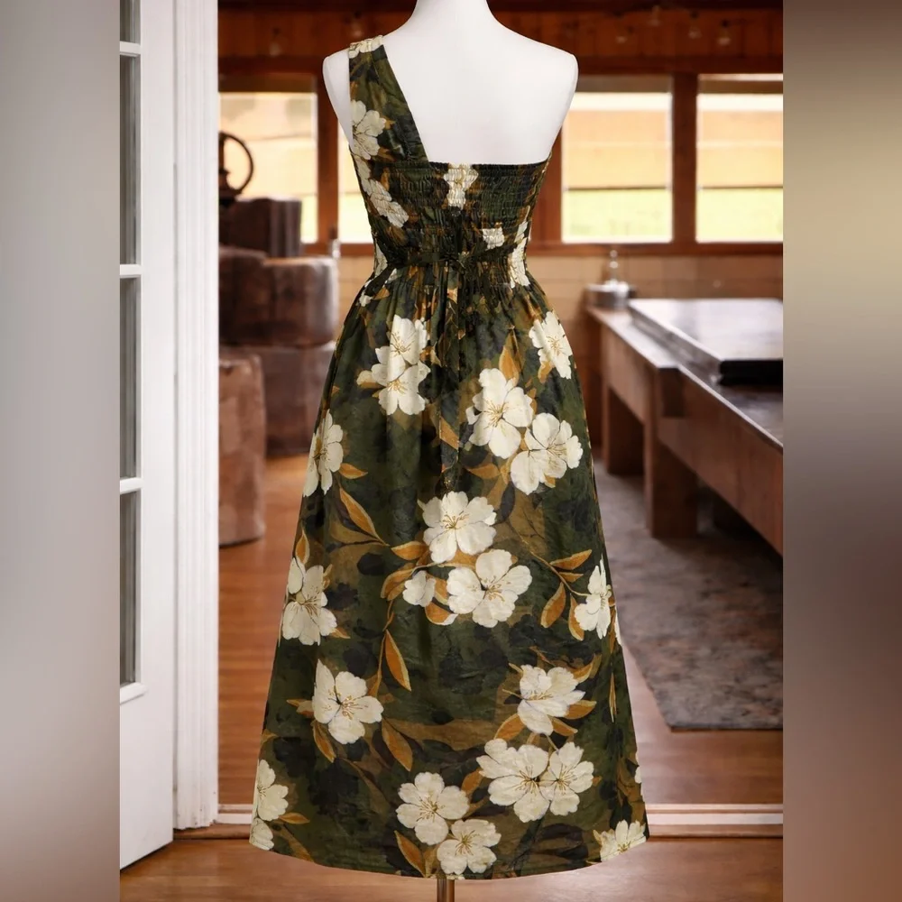 Rails EUC Selani Floral One-Shoulder
100% Cotton Midi Dress in Plumeria Size S - Picture 9 of 12